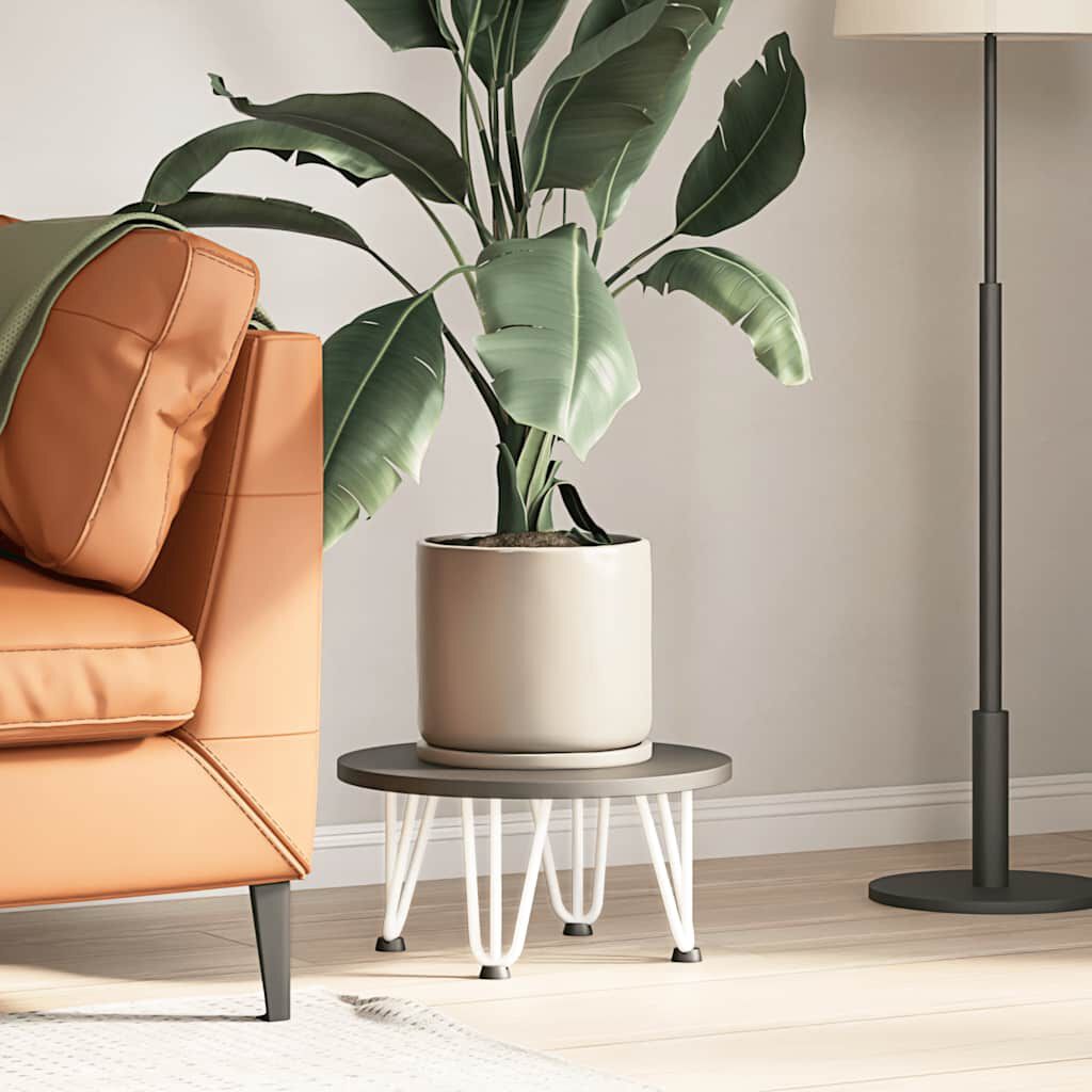 vidaXL Πόδια για Τραπεζάκι Καφέ 4 τεμ. Λευκό 20 εκ. από μασίφ ατσάλι