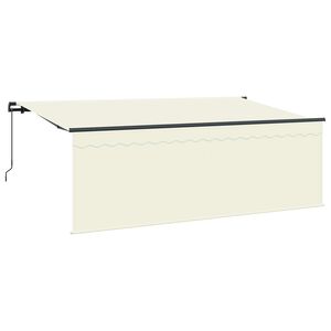 vidaXL &Alpha;&nu;&alpha;&delta;&iota;&pi;&lambda;&omicron;ύ&mu;&epsilon;&nu;&eta; &tau;έ&nu;&tau;&alpha; &Kappa;&rho;&epsilon;&mu; 350 x 200 cm &Pi;&omicron;&lambda;&upsilon;&epsilon;&sigma;&tau;έ&rho;&alpha;&sigmaf; &kappa;&alpha;&iota; &Alpha;&lambda;&omicron;&upsilon;&mu;ί&nu;&iota;&omicron;