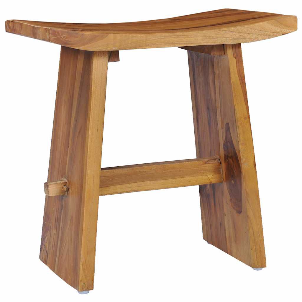 vidaXL Σκαμπό από Μασίφ Ξύλο Teak
