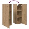 vidaXL Σετ επίπλου τηλεόρασης 3 pcs Artisan Oak Επεξεργασμένο ξύλο
