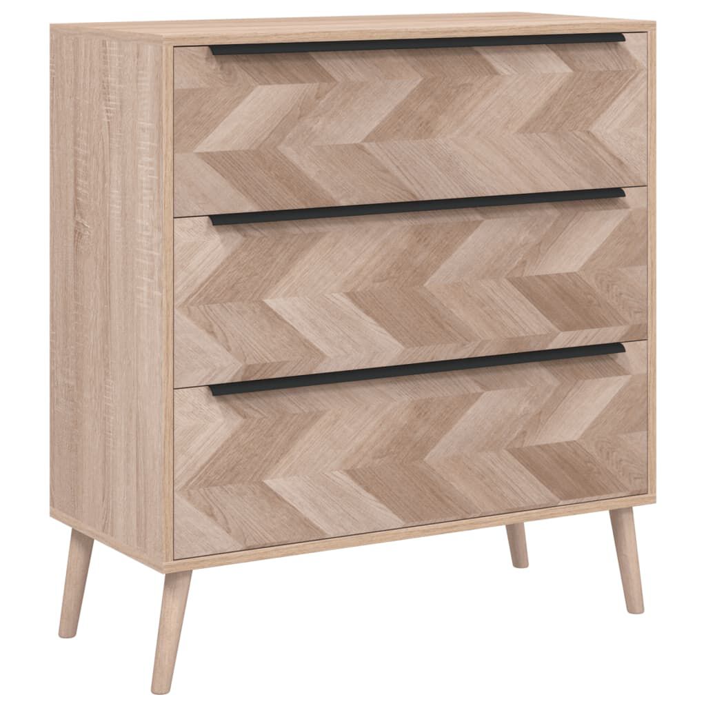 Finori Συρταριέρα Lusk 03A Sonoma Δρυς 80 x 38,5 x 87 εκ.