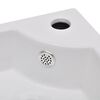 vidaXL Νιπτήρας με Οπή Υπερχείλισης Λευκός 45 x 32 x 12,5 εκ.