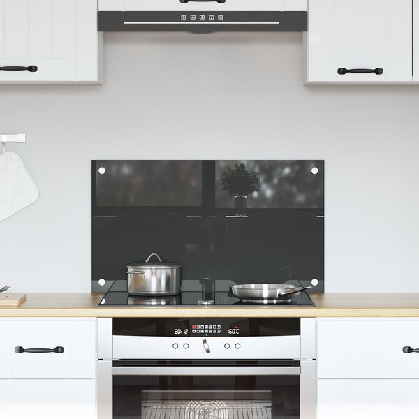 vidaXL Πίσω Πάνελ Κουζίνας Σκούρο γκρι 70 x 40 x 0.6 εκ.
