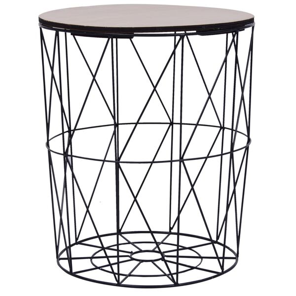 vidaXL Τραπεζάκια Σαλονιού 3 τεμ. Μαύρα