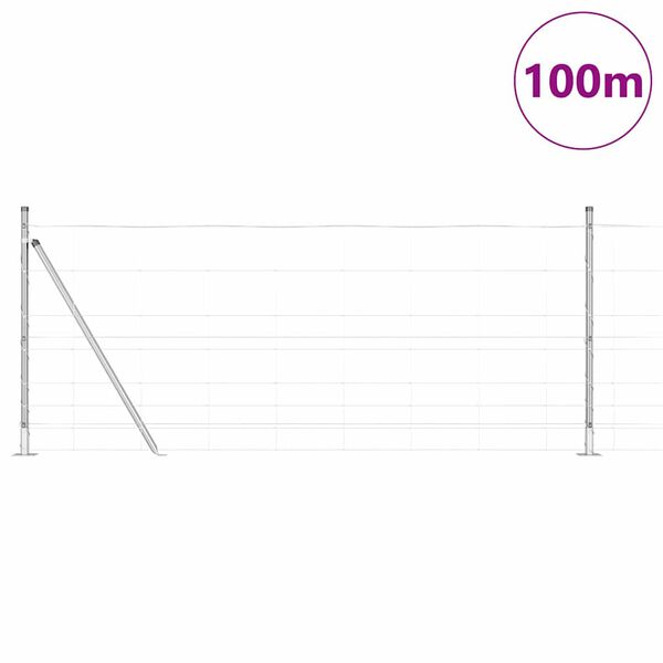 vidaXL &Sigma;&tau;ύ&lambda;&omicron;&sigmaf; &Pi;&epsilon;&rho;&iota;&phi;&rho;ά&xi;&epsilon;&omega;&nu; &Gamma;&alpha;&lambda;&beta;&alpha;&nu;&iota;&sigma;&mu;έ&nu;&omicron; 100 x 1 &mu; &Alpha;&tau;&sigma;ά&lambda;&iota;