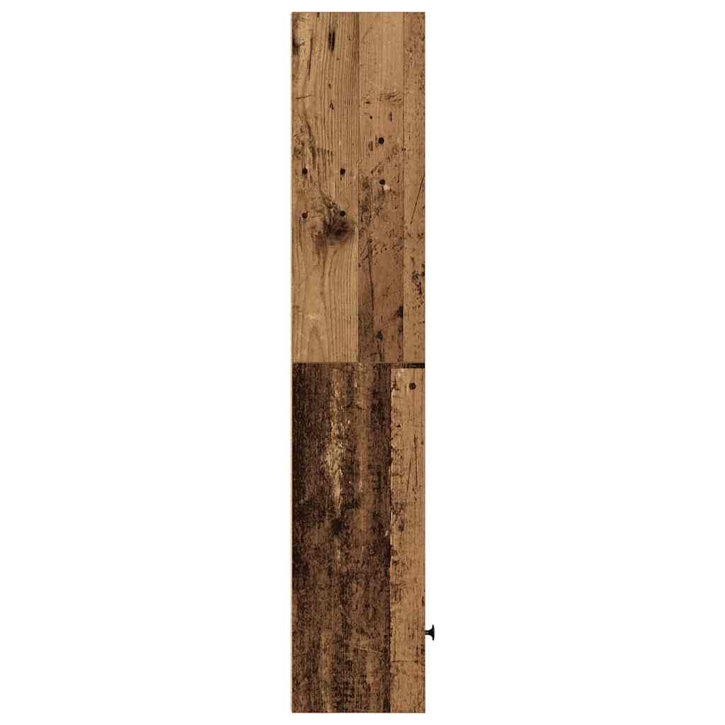 vidaXL Βιβλιοθήκη Όψη Παλαιού Ξύλου 31x24x127 εκ. Επεξεργασμένο Ξύλο
