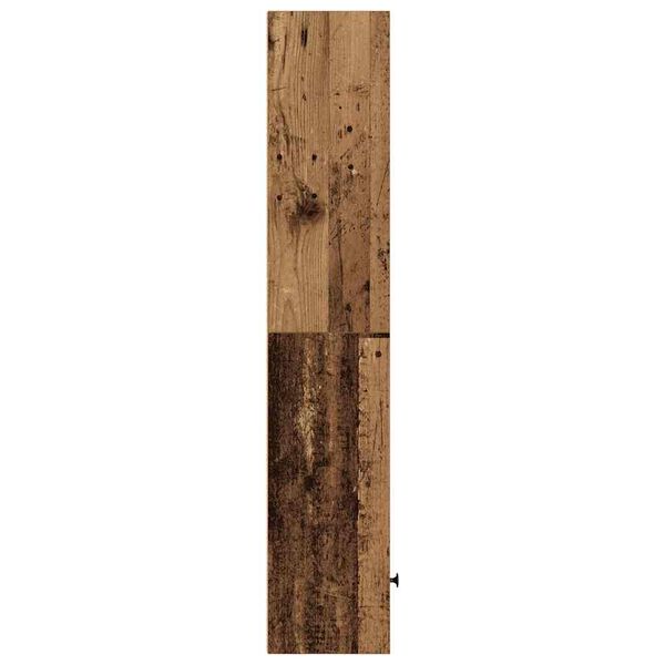 vidaXL Βιβλιοθήκη Όψη Παλαιού Ξύλου 31x24x127 εκ. Επεξεργασμένο Ξύλο