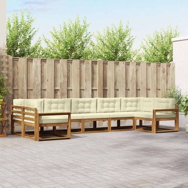 vidaXL &Sigma;&epsilon;&iota;&rho;ά &Kappa;&alpha;&nu;&alpha;&pi;έ &Epsilon;&xi;&omega;&tau;&epsilon;&rho;&iota;&kappa;&omicron;ύ &mu;&epsilon; &mu;&alpha;&xi;&iota;&lambda;ά&rho;&iota; 7 pcs &Phi;&upsilon;&sigma;&iota;&kappa;ό &kappa;&alpha;&iota; &Kappa;&rho;έ&mu;&alpha;