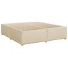 vidaXL &Kappa;&rho;&epsilon;&beta;ά&tau;&iota; Boxspring &mu;&epsilon; &Sigma;&tau;&rho;ώ&mu;&alpha; &Kappa;&rho;&epsilon;&mu; 200x200 &epsilon;&kappa;. &Upsilon;&phi;&alpha;&sigma;&mu;ά&tau;&iota;&nu;&omicron;