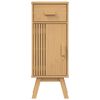 vidaXL Σετ Επίπλων Μπάνιου με συρτάρι 3 pcs Καφέ 114 x 43 x 73.5 εκ.
