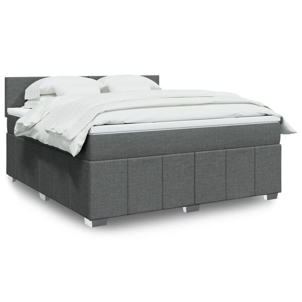 vidaXL &Kappa;&rho;&epsilon;&beta;ά&tau;&iota; Boxspring &mu;&epsilon; &Sigma;&tau;&rho;ώ&mu;&alpha; &Sigma;&kappa;&omicron;ύ&rho;&omicron; &Gamma;&kappa;&rho;&iota; 180x200 &epsilon;&kappa; &Upsilon;&phi;&alpha;&sigma;&mu;ά&tau;&iota;&nu;