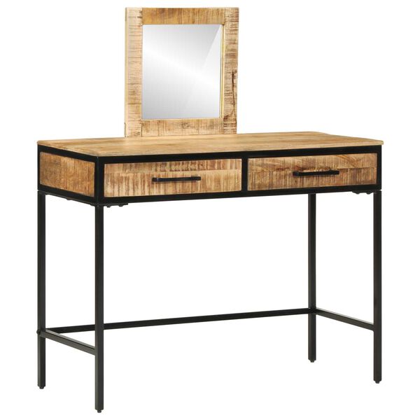 vidaXL Τραπέζι περιποίησης Καφέ 100 x 40 x 120 εκ. Μασίφ ξύλο μάνγκο