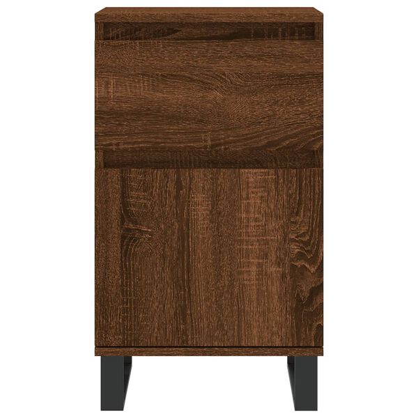vidaXL Ντουλάπια 2 τεμ. Καφέ Δρυς 40x35x70 εκ. από Επεξεργασμένο Ξύλο
