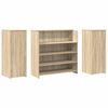 vidaXL Γραφείο υποδοχής Sonoma Δρυς 180x50x103,5εκ. Επεξεργασμένο Ξύλο