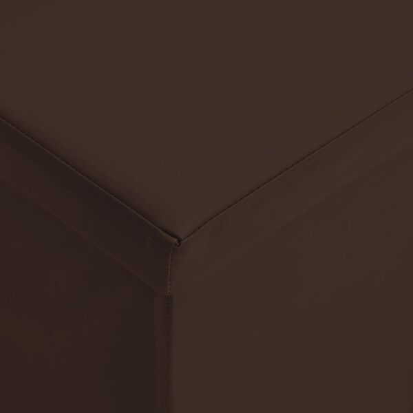 vidaXL Πάγκος Αποθήκευσης Πτυσσόμενος Καφέ από PVC