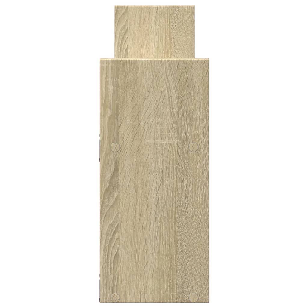 vidaXL Ντουλάπι Τοίχου Sonoma Δρυς 100x18x40εκ. από Επεξεργασμένο Ξύλο