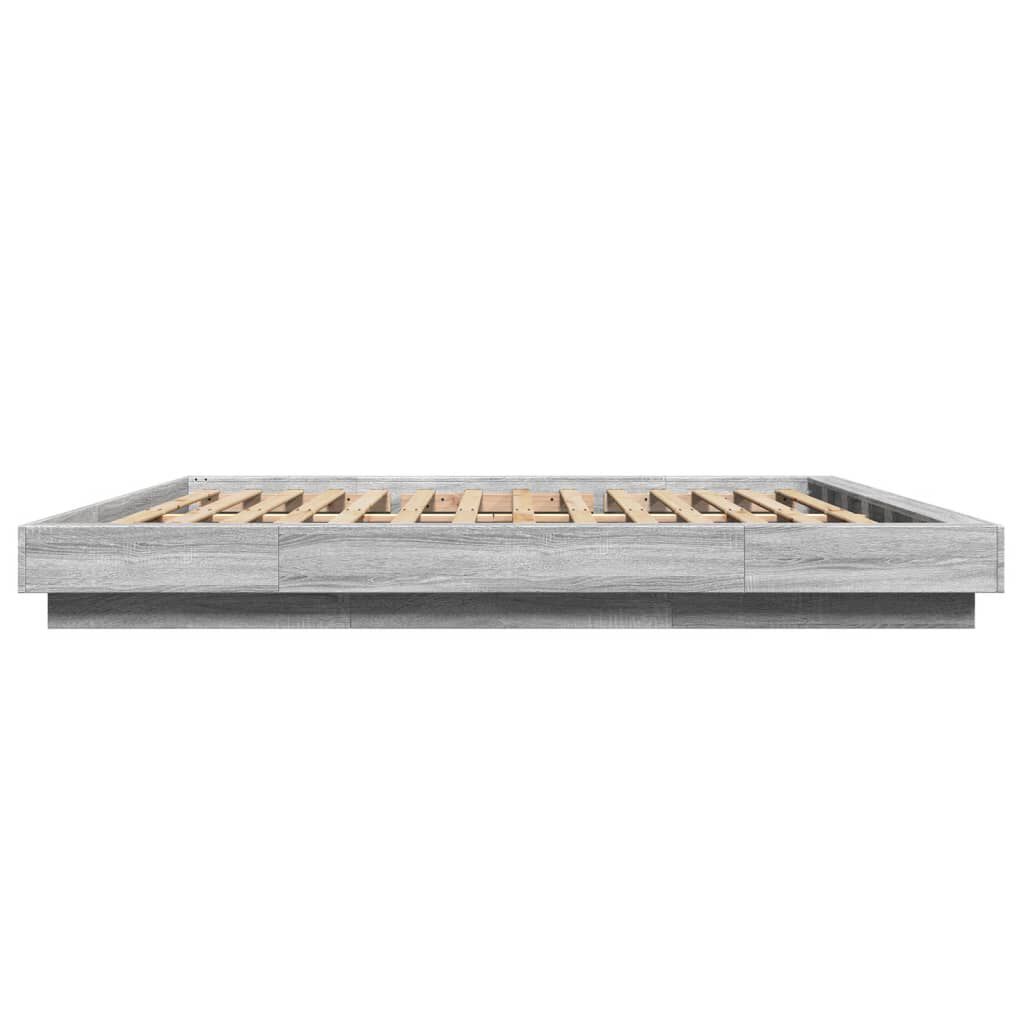 vidaXL Πλαίσιο Κρεβατιού Γκρι Sonoma 180x200 εκ. Επεξεργασμένο Ξύλο