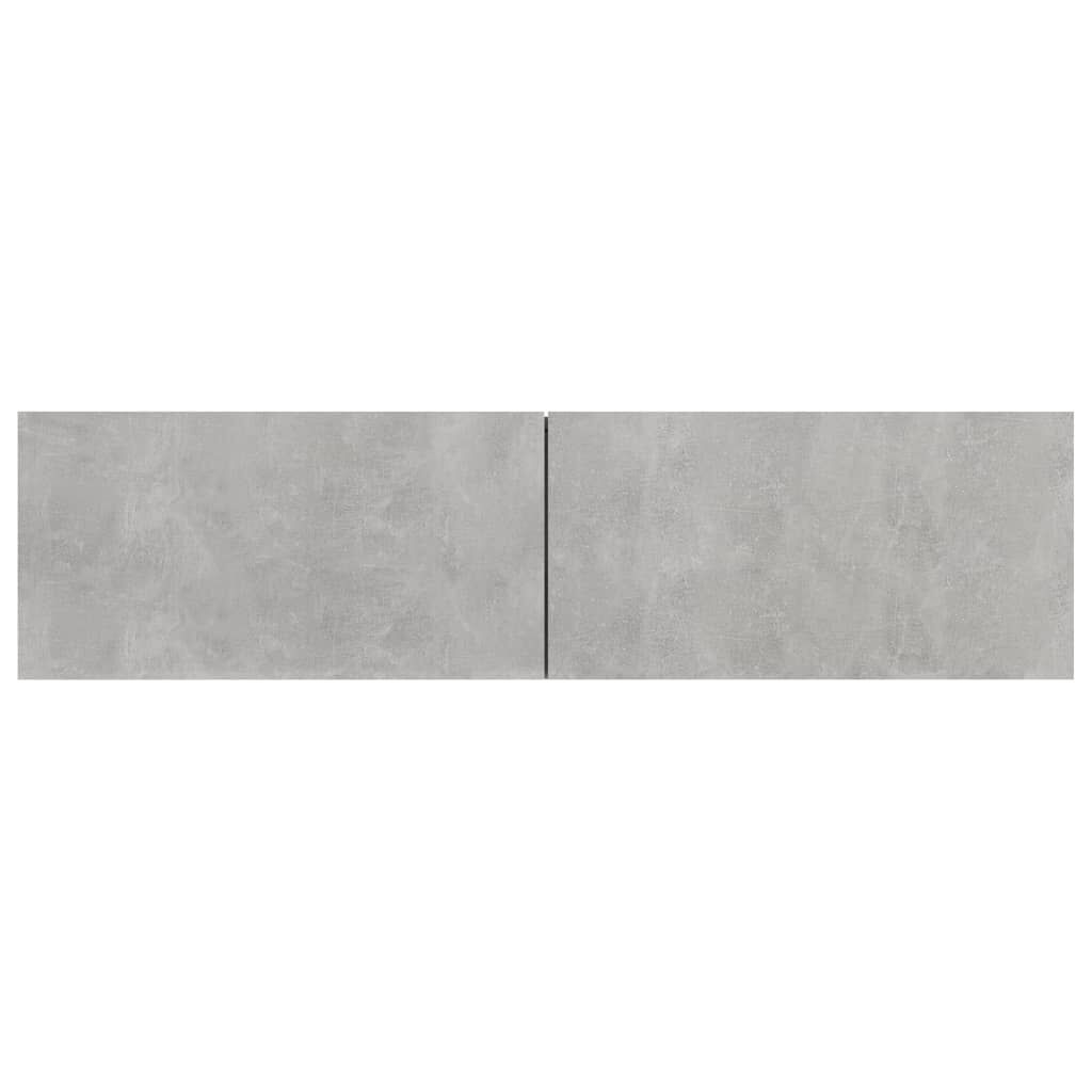vidaXL Έπιπλο Τηλεόρασης Γκρι Σκυροδέματος 120x30x30εκ. από Επεξ. Ξύλο