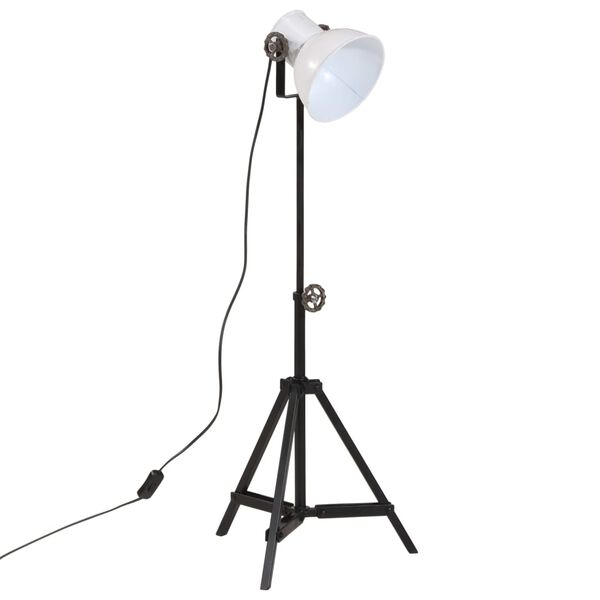 vidaXL Φωτιστικό Δαπέδου 25 W Λευκό 35x35x65/95 εκ. Ε27