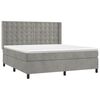 vidaXL &Kappa;&rho;&epsilon;&beta;ά&tau;&iota; Boxspring &mu;&epsilon; &Sigma;&tau;&rho;ώ&mu;&alpha; &Alpha;&nu;&omicron;&iota;&chi;&tau;ό &Gamma;&kappa;&rho;&iota; 160x200 &epsilon;&kappa;. &Beta;&epsilon;&lambda;&omicron;ύ&delta;&iota;&nu;&omicron;