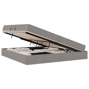 vidaXL &Kappa;&rho;&epsilon;&beta;ά&tau;&iota; &mu;&epsilon; &alpha;&pi;&omicron;&theta;&eta;&kappa;&epsilon;&upsilon;&tau;&iota;&kappa;ό &chi;ώ&rho;&omicron; &kappa;&alpha;&iota; &sigma;&tau;&rho;ώ&mu;&alpha; Taupe 200 x 200 cm