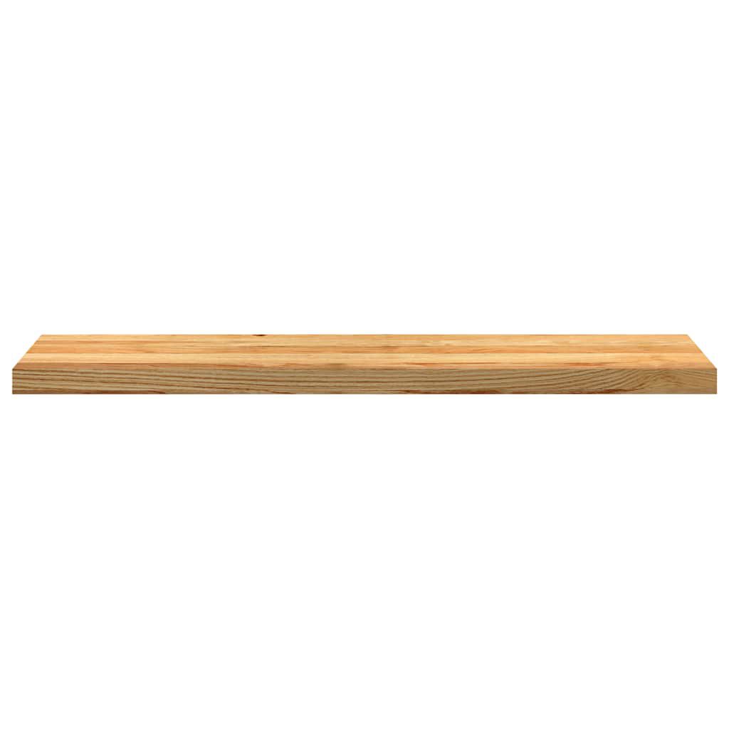 vidaXL Πατάκια Σκάλας 12 τεμ. Ανοιχτό Καφέ 110x25x2 cm Ξύλο Δρυός