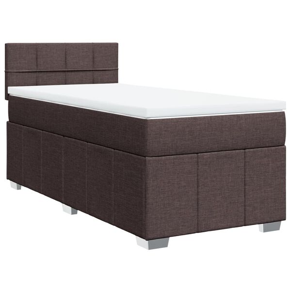 vidaXL &Kappa;&rho;&epsilon;&beta;ά&tau;&iota; Boxspring &mu;&epsilon; &Sigma;&tau;&rho;ώ&mu;&alpha; &Sigma;&kappa;&omicron;ύ&rho;&omicron; &Kappa;&alpha;&phi;έ 100x200 &epsilon;&kappa;. &Upsilon;&phi;&alpha;&sigma;&mu;ά&tau;&iota;&nu;&omicron;