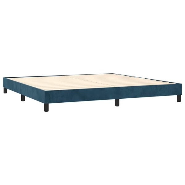vidaXL &Kappa;&rho;&epsilon;&beta;ά&tau;&iota; Boxspring &mu;&epsilon; &Sigma;&tau;&rho;ώ&mu;&alpha; &Sigma;&kappa;&omicron;ύ&rho;&omicron; &Mu;&pi;&lambda;&epsilon; 200x200 &epsilon;&kappa;. &Beta;&epsilon;&lambda;&omicron;ύ&delta;&iota;&nu;&omicron;