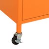 vidaXL Ντουλάπι Αποθήκευσης Πορτοκαλί 60 x 35 x 56 εκ. από Ατσάλι