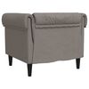 vidaXL Πολυθρόνα Chesterfield Taupe Υφασμάτινη