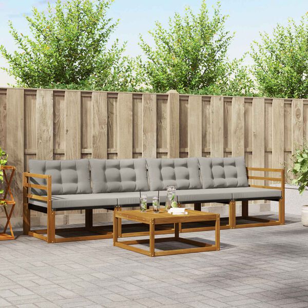 vidaXL &Sigma;&epsilon;&iota;&rho;ά &Kappa;&alpha;&nu;&alpha;&pi;έ &Epsilon;&xi;&omega;&tau;&epsilon;&rho;&iota;&kappa;&omicron;ύ 5 pcs &Phi;&upsilon;&sigma;&iota;&kappa;ό &kappa;&alpha;&iota; &Alpha;&nu;&omicron;&iota;&chi;&tau;ό &Gamma;&kappa;&rho;&iota;