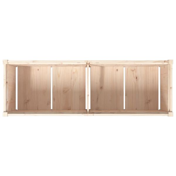 vidaXL Ζαρντινιέρα 150 x 50 x 50 εκ. από Μασίφ Ξύλο Πεύκου