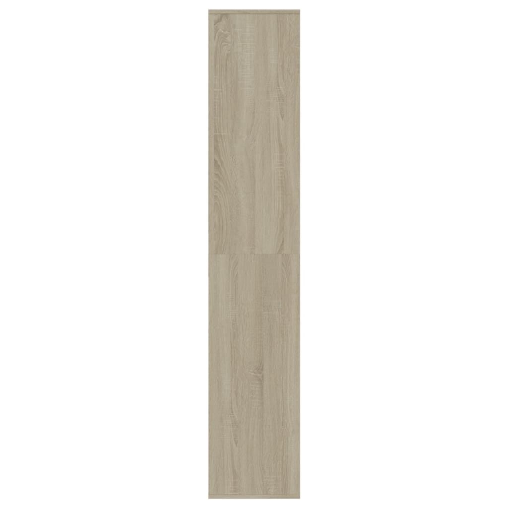 vidaXL Παπουτσοθήκη Sonoma Δρυς 54 x 34 x 183 εκ. Επεξεργασμένο Ξύλο