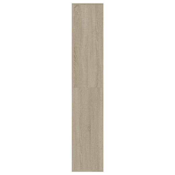 vidaXL Παπουτσοθήκη Sonoma Δρυς 54 x 34 x 183 εκ. Επεξεργασμένο Ξύλο