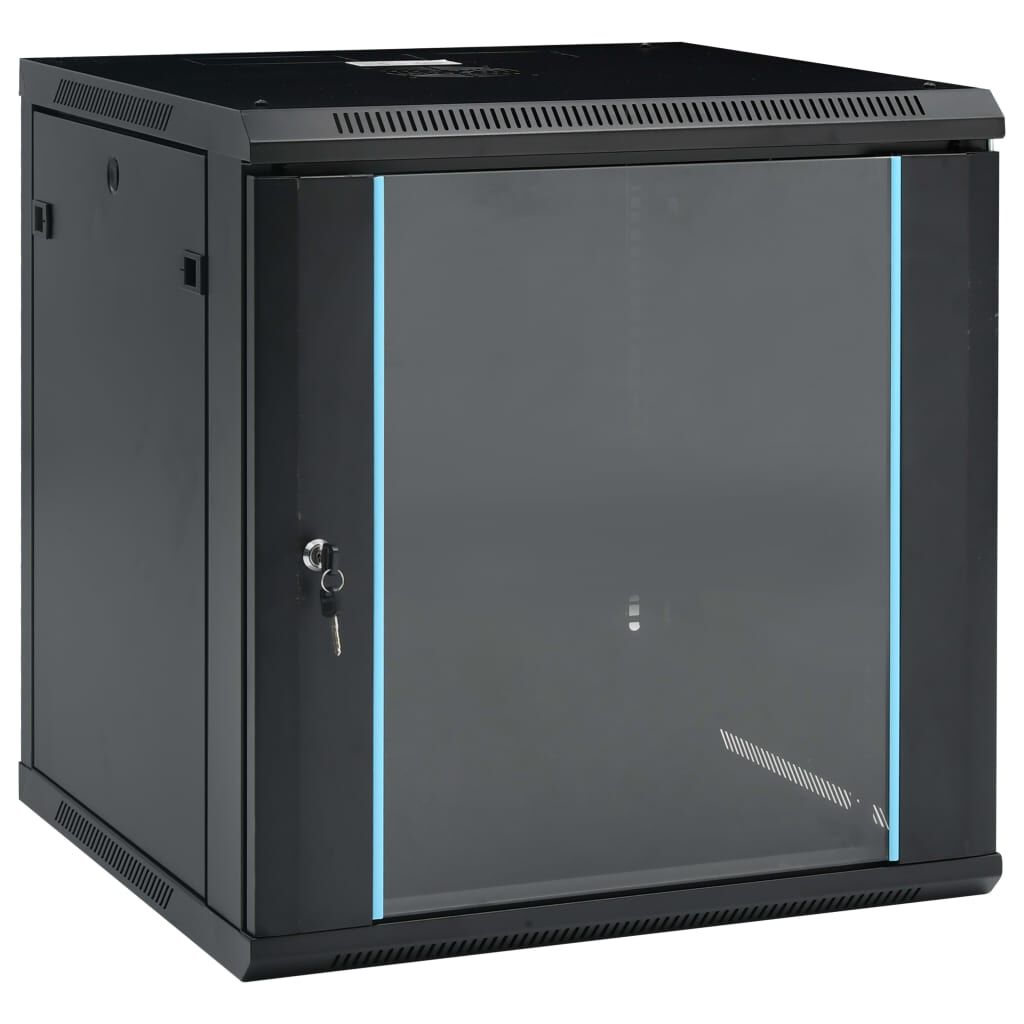 vidaXL Καμπίνα Δικτύου Επιτοίχια 12U 19'' IP20 600 x 600 x 640 χιλ.