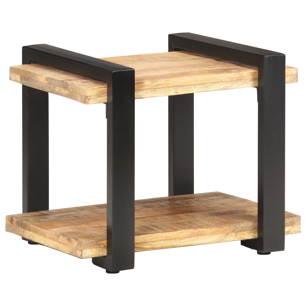 vidaXL Κομοδίνο 50 x 40 x 40 εκ. από Ακατέργαστο Ξύλο Μάνγκο