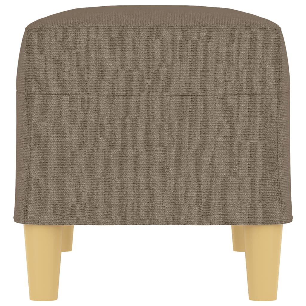 vidaXL Πάγκος Taupe 70 x 35 x 41 εκ. Υφασμάτινος