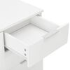 vidaXL Μπουφές Γυαλιστερός Λευκός 107x35x80,5 εκ.