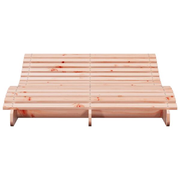 vidaXL Ξαπλώστρα 205x110x31,5 εκ. από Μασίφ Ξύλο Ψευδοτσούγκας