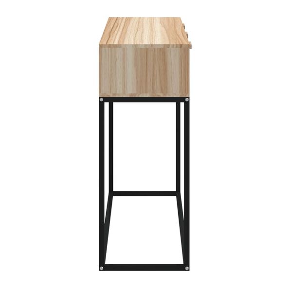 vidaXL Τραπέζι Κονσόλα 105x30x75 εκ. από Επεξεργασμένο Ξύλο και Σίδερο