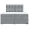 vidaXL &Kappa;&rho;&epsilon;&beta;ά&tau;&iota; Boxspring &mu;&epsilon; &Sigma;&tau;&rho;ώ&mu;&alpha; &Alpha;&nu;&omicron;&iota;&chi;&tau;ό &Gamma;&kappa;&rho;&iota; 200x200 &epsilon;&kappa;. &Upsilon;&phi;&alpha;&sigma;&mu;ά&tau;&iota;&nu;&omicron;