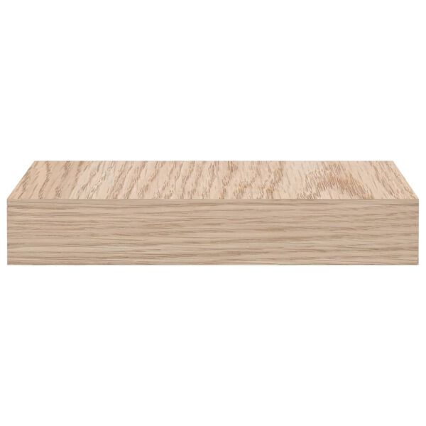 vidaXL Ράφια Τοίχου 2 τεμ. 23x23,5x4 εκ. Επεξεργασμένο Ξύλο