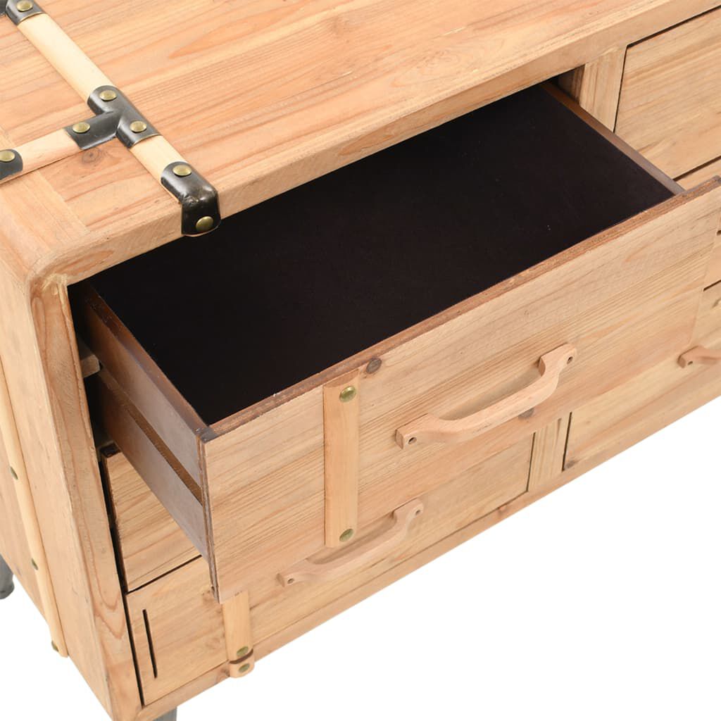 vidaXL Συρταριέρα 91 x 35 x 73 εκ. από Μασίφ Ξύλο Ελάτης