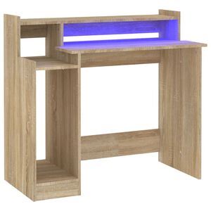 vidaXL &Gamma;&rho;&alpha;&phi;&epsilon;ί&omicron; &mu;&epsilon; LED Sonoma &delta;&rho;&upsilon;&sigmaf; 97x45x90 &epsilon;&kappa;. &Epsilon;&pi;&epsilon;&xi;&epsilon;&rho;&gamma;. &Xi;ύ&lambda;&omicron;