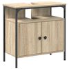 vidaXL Σετ Επίπλων Μπάνιου Άλλο 3 pcs Sonoma Δρυς 33 x 33 x 185.5 εκ