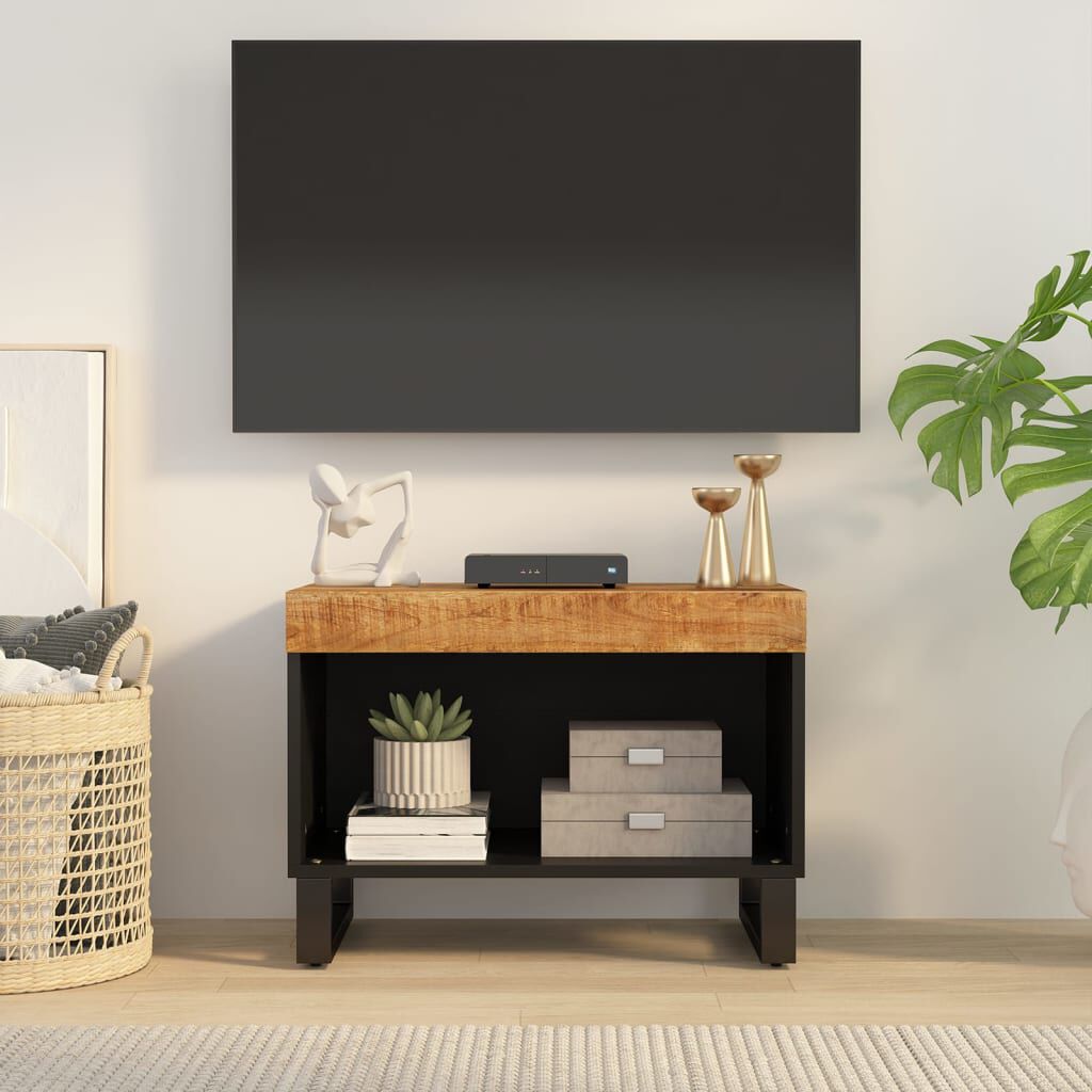 vidaXL Έπιπλο Τηλεόρασης 60 x 33 x 43,5 εκ. από Μασίφ Ξύλο Μάνγκο