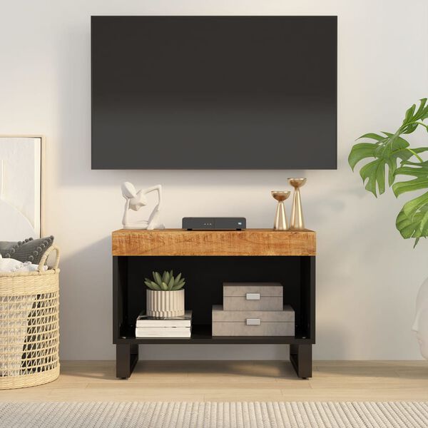 vidaXL Έπιπλο Τηλεόρασης 60 x 33 x 43,5 εκ. από Μασίφ Ξύλο Μάνγκο