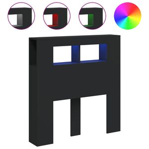 vidaXL &Kappa;&epsilon;&phi;&alpha;&lambda;ά&rho;&iota; &Kappa;&rho;&epsilon;&beta;&alpha;&tau;&iota;&omicron;ύ &mu;&epsilon; LED &Mu;&alpha;ύ&rho;&omicron; 100x18,5x103,5 &epsilon;&kappa; &Epsilon;&pi;&epsilon;&xi;&epsilon;&rho;&gamma;. &Xi;ύ&lambda;&omicron;