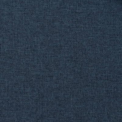 vidaXL Κουρτίνα Συσκότισης με Όψη Λινού & Γάντζους Μπλε 290x245 εκ.