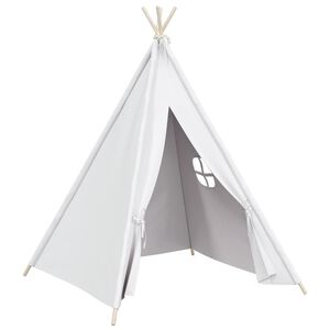 vidaXL &Sigma;&kappa;&eta;&nu;ή Teepee &Pi;&alpha;&iota;&delta;&iota;&kappa;ή &Lambda;&epsilon;&upsilon;&kappa;ή 120x120x150 &epsilon;&kappa;. Peach Skin &mu;&epsilon; &Sigma;ά&kappa;&omicron;